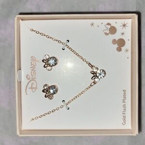 NIB Disney Minnie Mouse Necklace and earrings